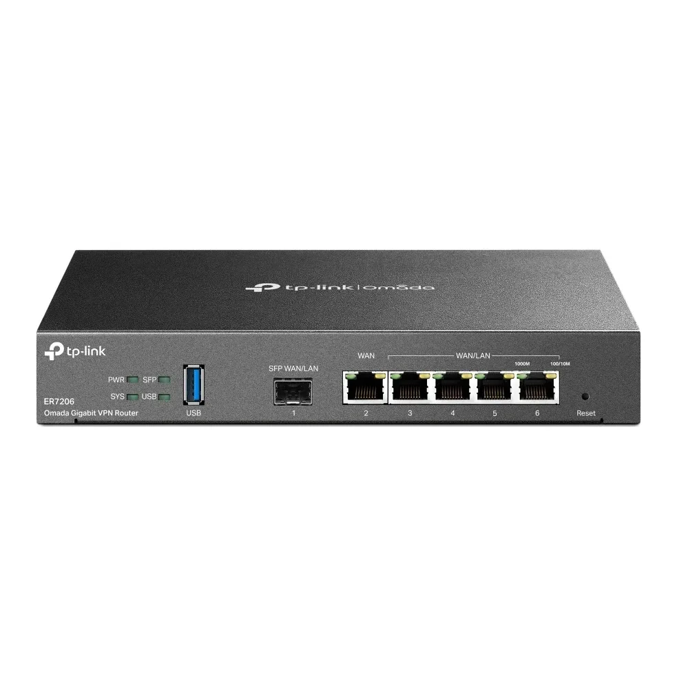TP-Link Omada TL-ER7206 SafeStream Gigabit Multi-WAN VPN Router