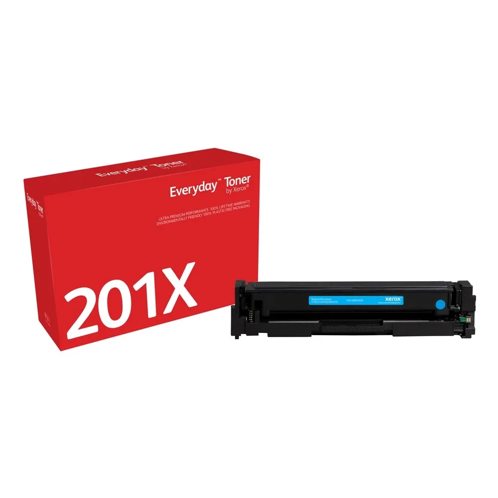 Xerox 006R03693 High Yield Cyan Toner Cartridge Like Hp 201X for Color Laserjet