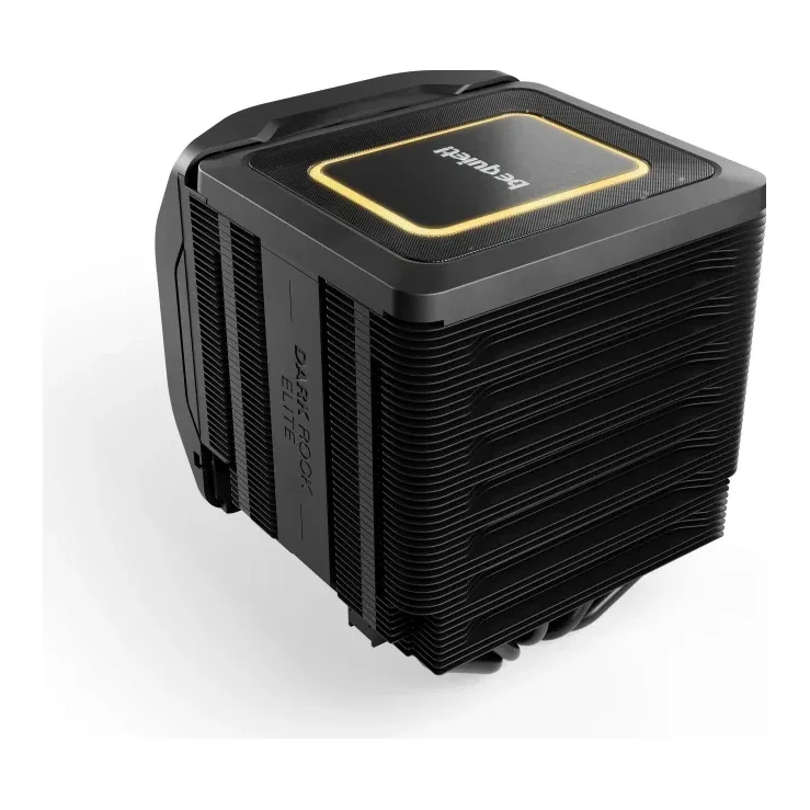 be quiet! Dark Rock Elite CPU Cooler, Universal Socket, 2 x Silent Wings Fans, 2000RPM, 7 x Heat Pipes, 280W TDP, ARGB & Speed Switch