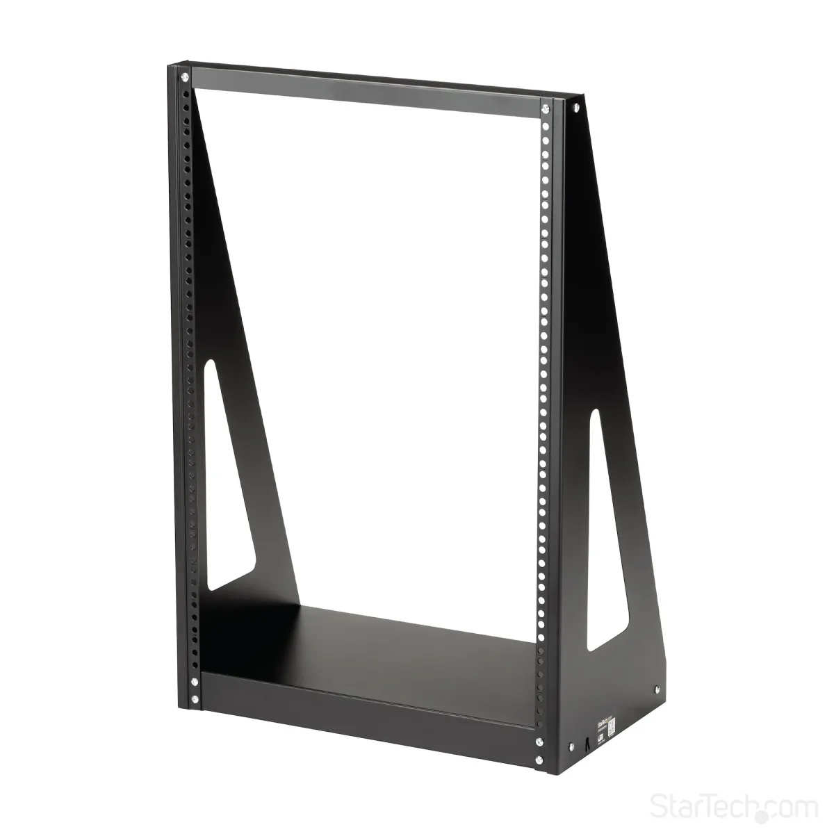 Startech 16U Open Frame Network Rack - 19" 2 Post Free Standing Desktop Rack for Computer, AV, Media, IT Equipment for Server Room (2POSTRACK16)