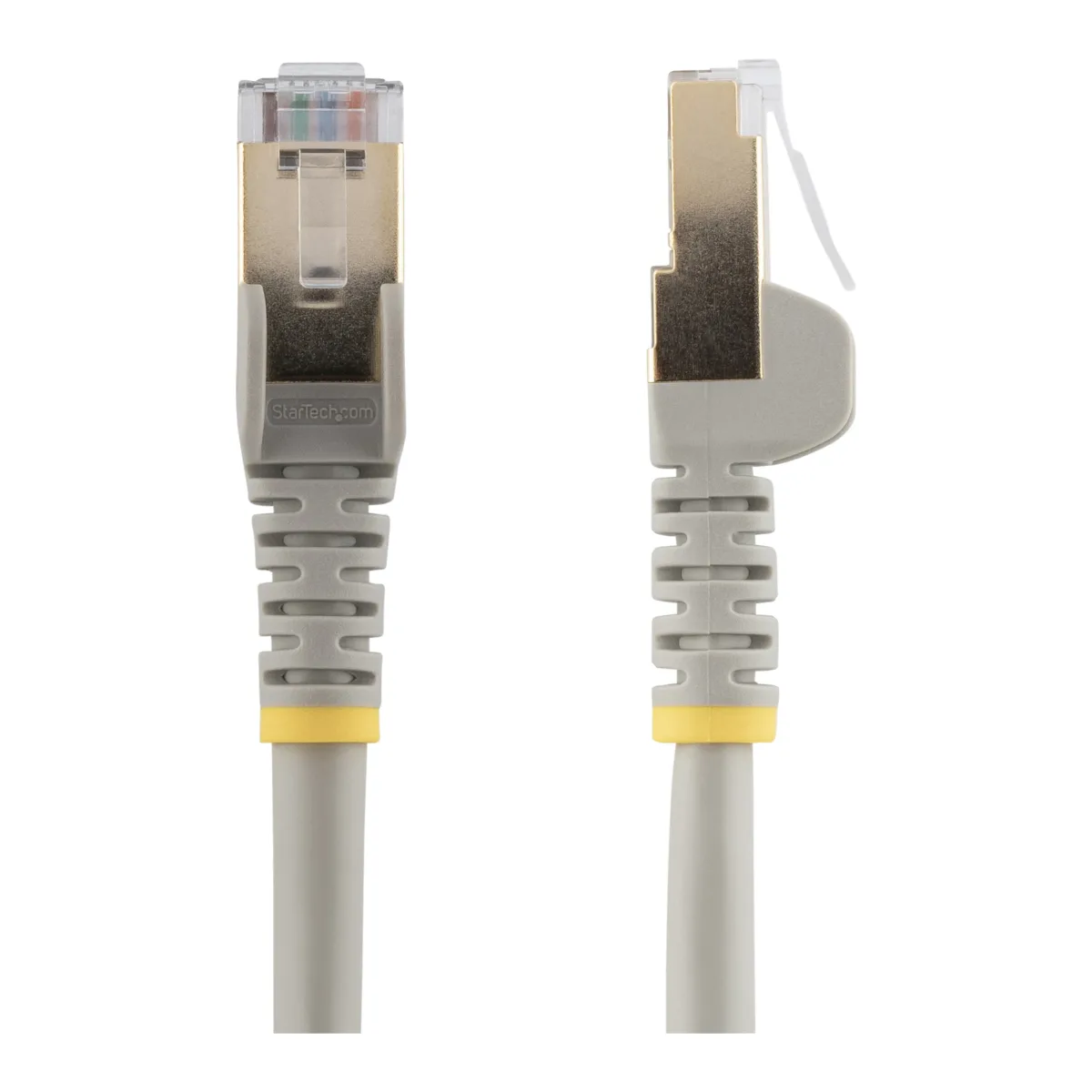 Startech 2m CAT6A Ethernet Cable, 10 Gigabit Shielded Snagless RJ45 100W PoE Patch Cord, CAT 6A 10GbE STP Network Cable w/Strain Relief, Grey, UL Certified Wiring/TIA - Category 6A - 26AWG (6ASPAT2MGR) - Patch cable - RJ-45 (M) to RJ-45 (M) - 2 m - STP - CAT 6a - molded, snagless - grey
