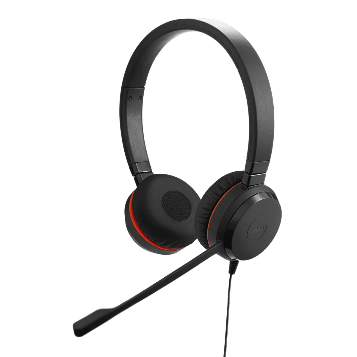Jabra Evolve 20SE MS stereo - Headset - on-ear - wired - USB-C, USB-A - noise isolating - Certified for Microsoft Teams