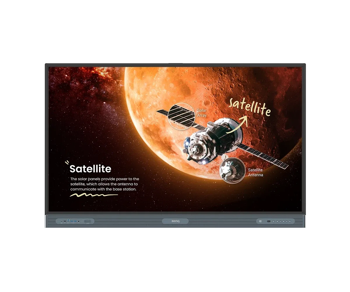 BenQ Board Pro RP6504 - 65" Diagonal Class RP04 Series LED-backlit LCD display - education - with built-in interactive whiteboard, touchscreen (multi touch) - 4K UHD (2160p) 3840 x 2160 - black