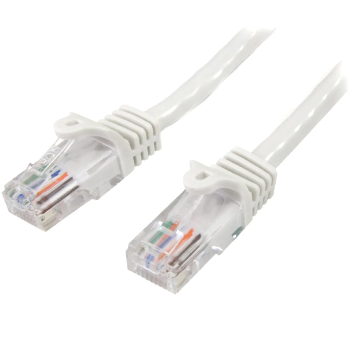 Startech CAT5e Cable - 7 m White Ethernet Cable - Snagless - CAT5e Patch Cord - CAT5e UTP Cable - RJ45 Network Cable - Patch cable - RJ-45 (M) to RJ-45 (M) - 7 m - UTP - CAT 5e - snagless - white
