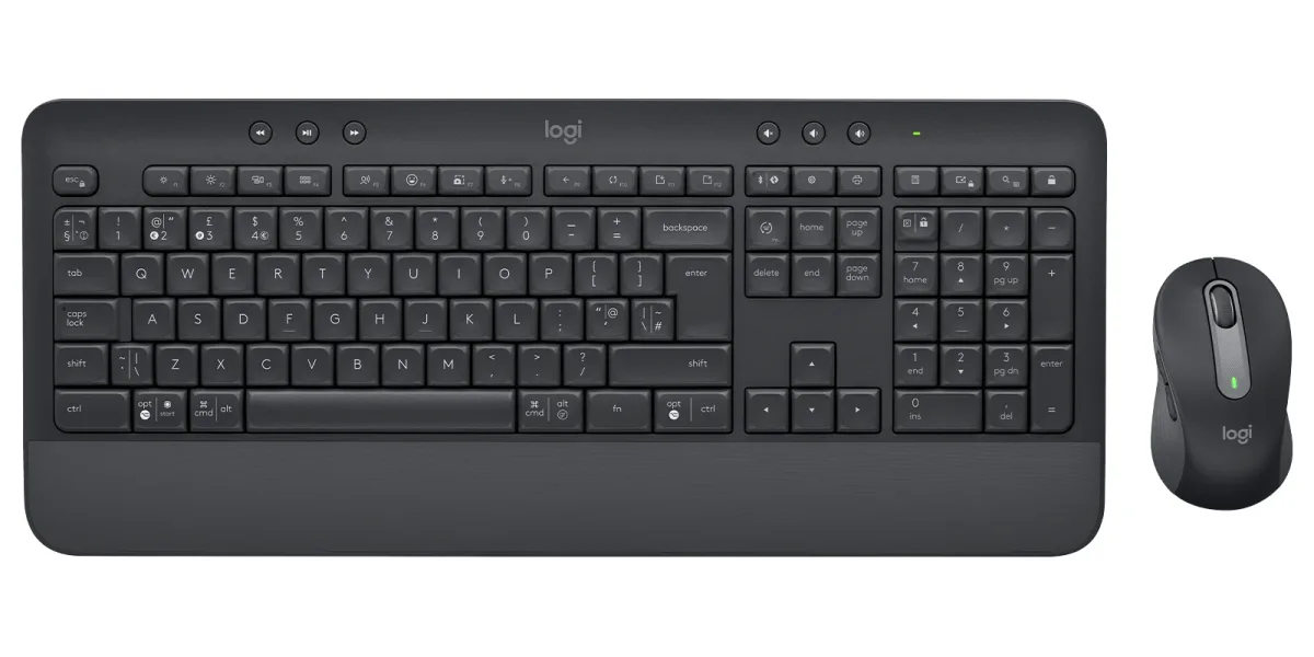 Logitech Signature MK650 Combo for Business - Keyboard and mouse set - wireless - Bluetooth LE - QWERTY - UK - graphite