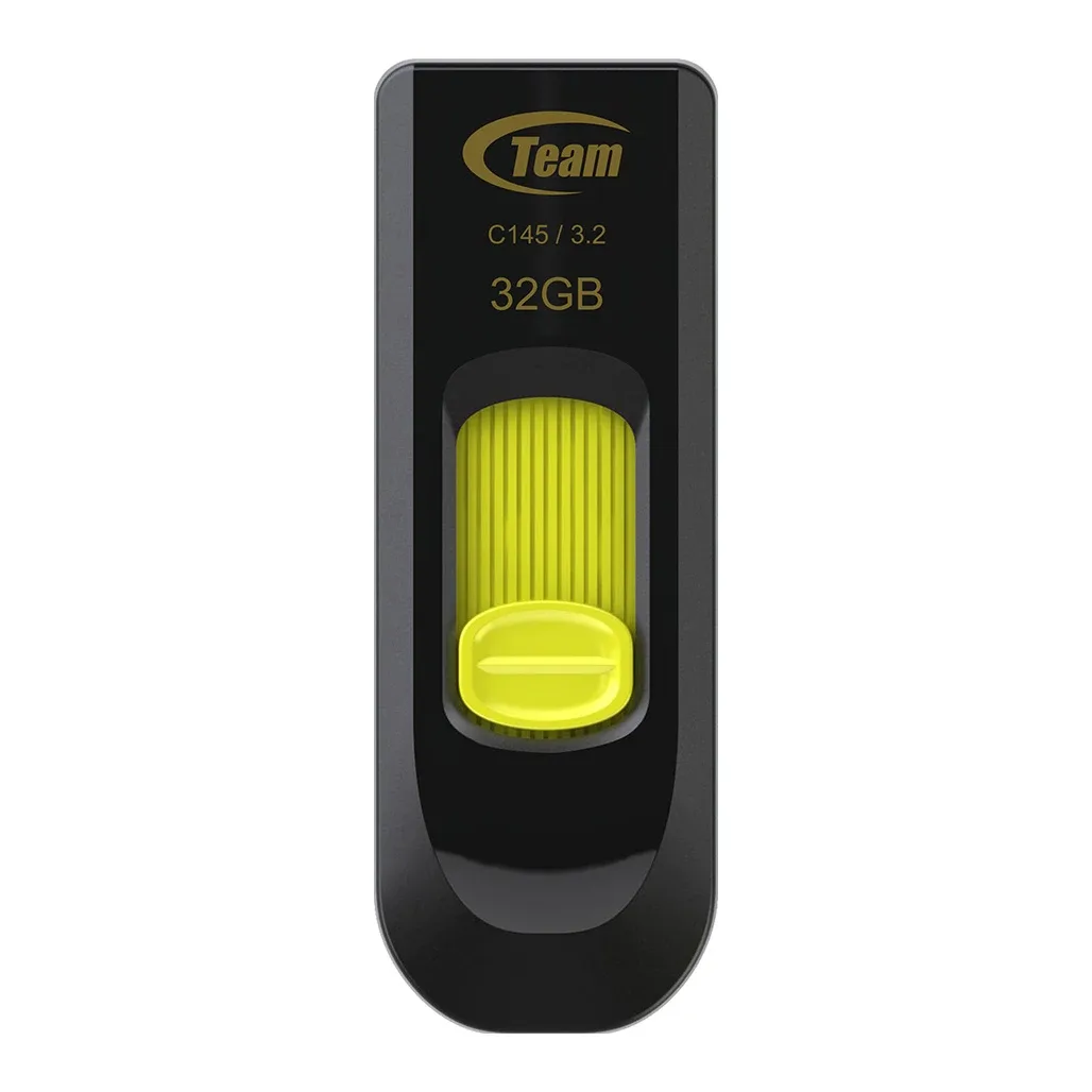 Team C145 32GB USB 3.0 Yellow USB Flash Drive