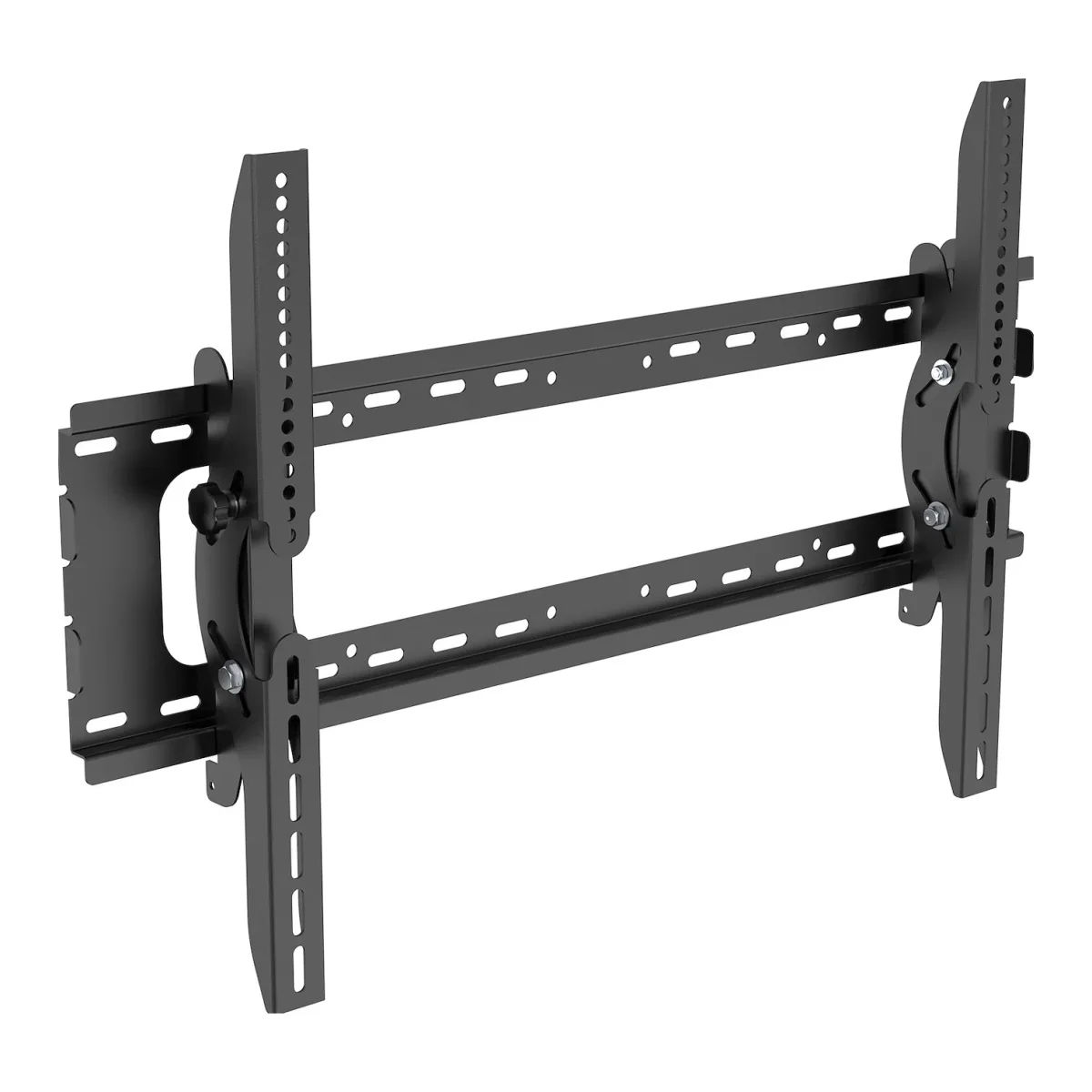 Startech Flat Screen TV Wall Mount - Tilting - Supports 32" to 75" TVs - Steel - VESA TV Mount - Monitor Wall Mount (FLATPNLWALL) - Mounting kit (wall plate, 2 mounting brackets) - for flat panel - steel - black - screen size: 32"-75" - wall-mountable - for P/N: HDMIPLATE