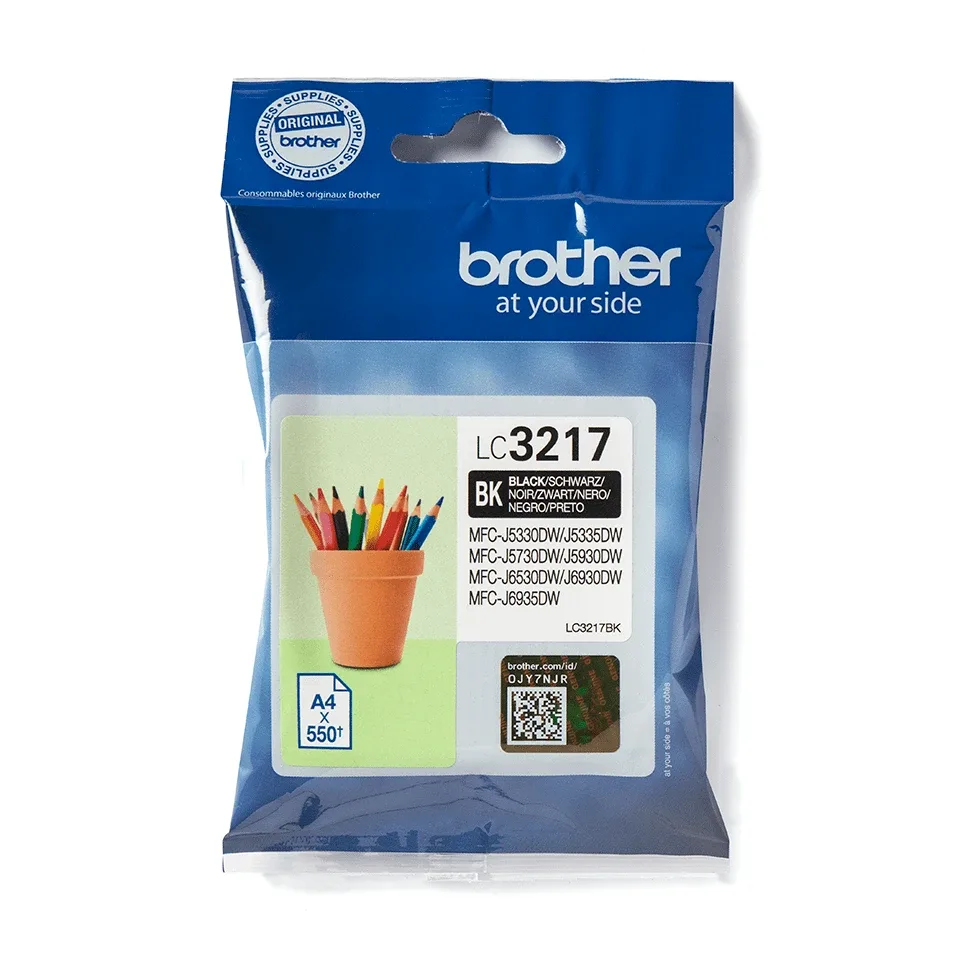 Brother LC3217BK - Black - original - ink cartridge - for Brother MFC-J5335DW, MFC-J5730DW, MFC-J5930DW, MFC-J6935DW