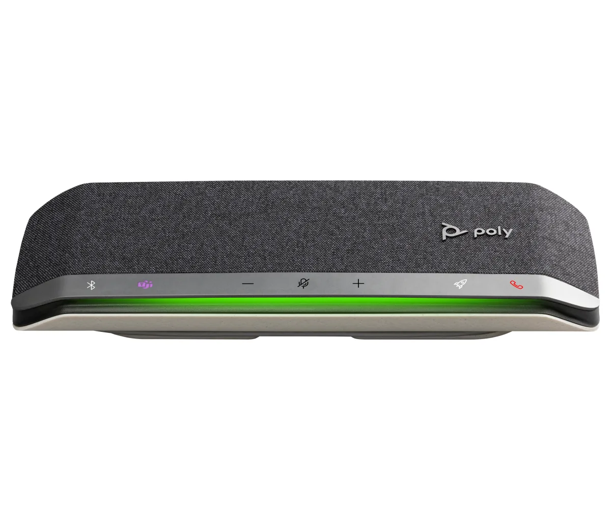 HP Poly Sync 40-M - Smart speakerphone - Bluetooth - wireless, wired - USB-A, USB-C - silver - Certified for Microsoft Teams, Zoom Certified