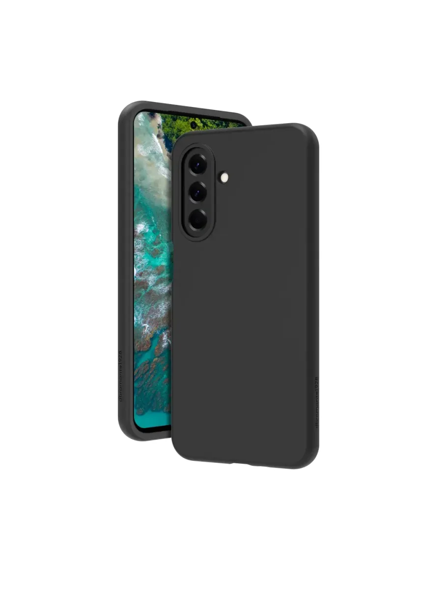 dbramante1928 Costa Rica - Back cover for mobile phone - silicone, plastic - night black - for Samsung Galaxy A17, A17 5G