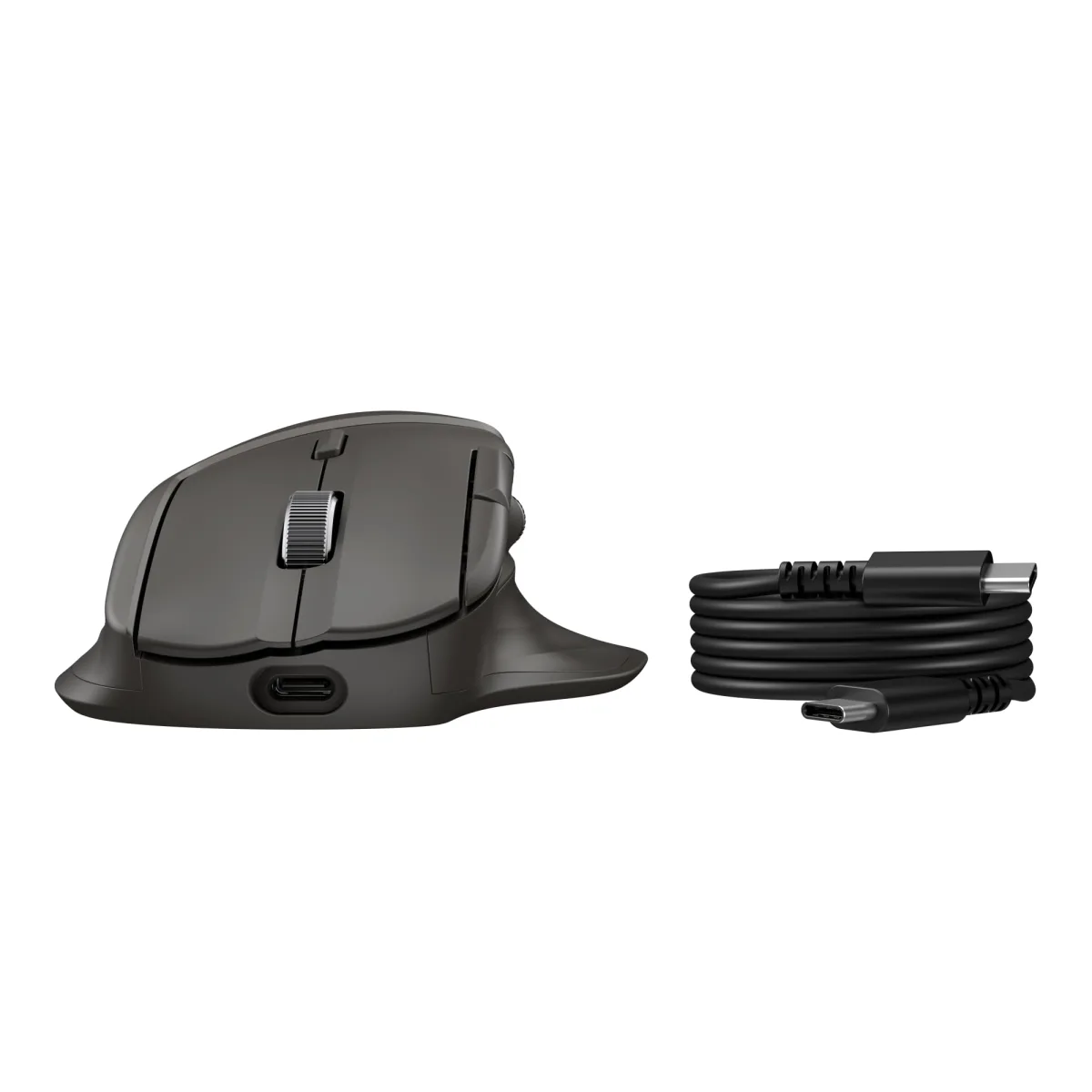 HP 785M - Mouse - right-handed - optical - 6 buttons - wireless - Bluetooth, 2.4 GHz - USB wireless receiver - black