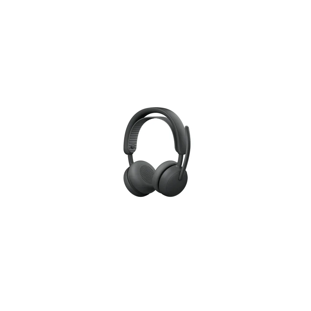 Logitech Zone Wireless 2 ES - Headset - on-ear - Bluetooth - wireless, wired - active noise cancelling - USB-C - graphite - Certified for Microsoft Teams