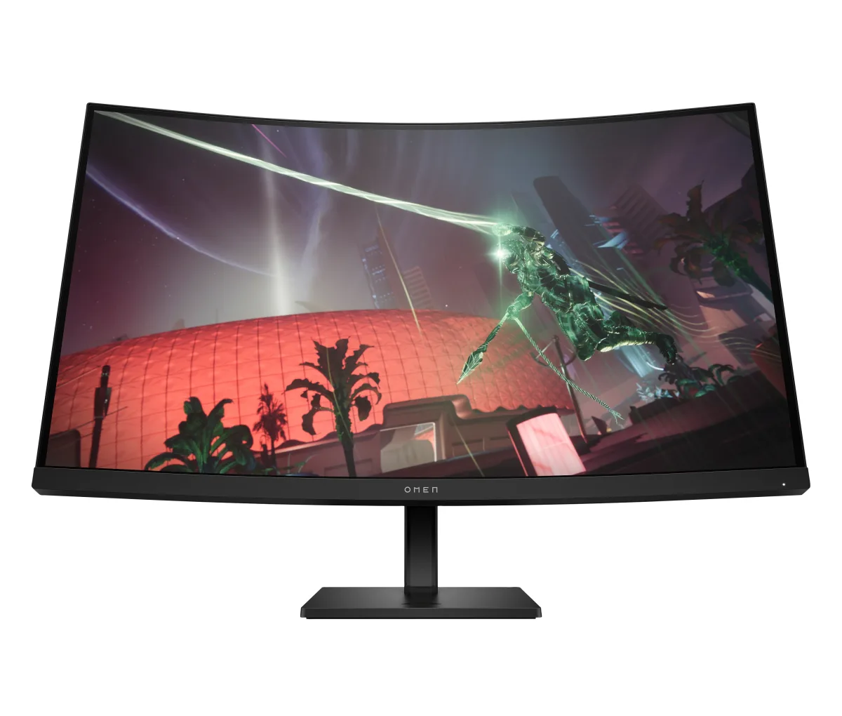 OMEN by HP 32c - LED monitor - gaming - 31.5" - 2560 x 1440 QHD @ 165 Hz - VA - 400 cd/m² - 3000:1 - 1 ms - 2xHDMI, DisplayPort