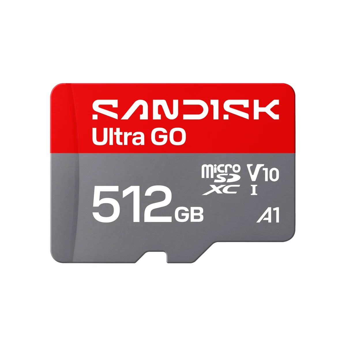 SanDisk Ultra GO - Flash memory card - 512 GB - A1 / UHS-I U1 / Class10 - microSDXC UHS-I