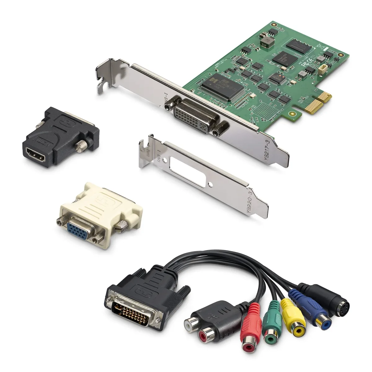 StarTech PCIe Video Capture Card - PCIe Capture Card - 1080P - HDMI, VGA, DVI, & Component - Capture Card (PEXHDCAP2) - Video capture adapter - PCI Express x1 - for P/N: BNDTB10GI, BNDTB210GSFP, BNDTB310GNDP, BNDTB410GSFP, BNDTB4M2E1, BNDTBUSB3142