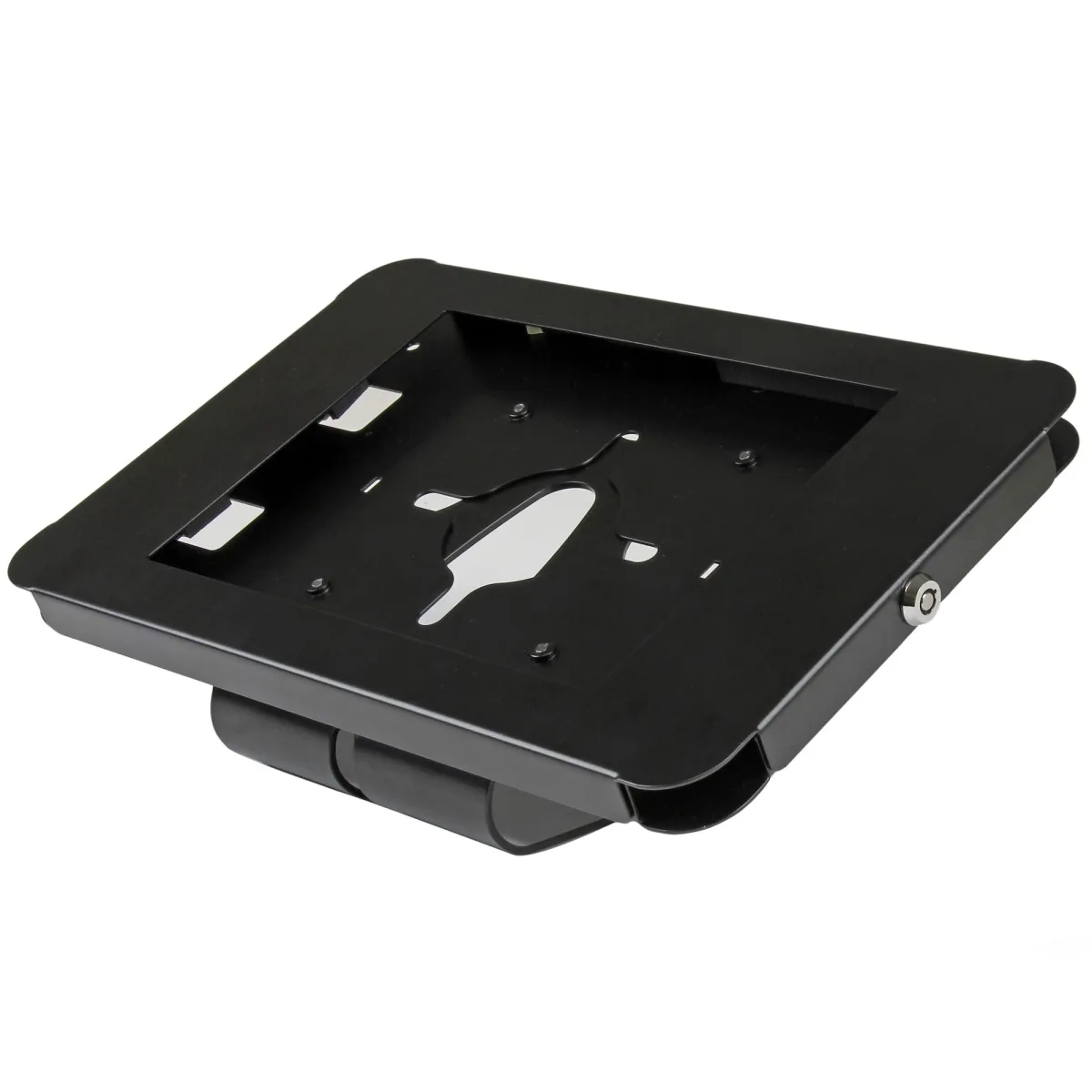 Startech Secure Tablet Enclosure Stand- Lockable Anti Theft Steel Desk or Wall Mount for 9.7" iPad / Tablet - VESA Compatible (SECTBLTPOS)