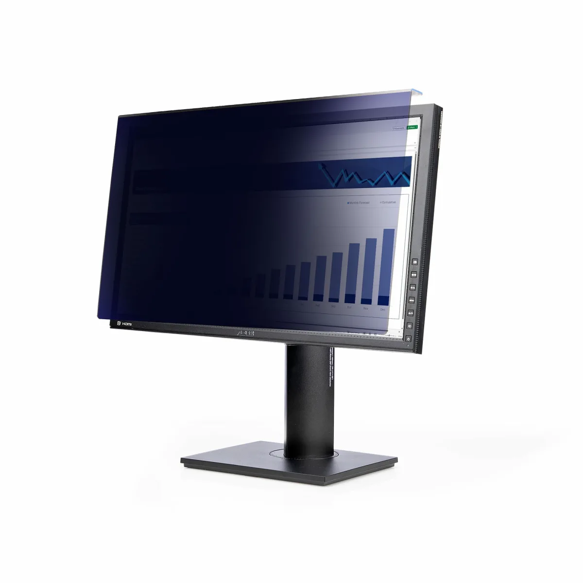 StarTech 24-inch 16:9 Monitor Privacy Screen, Hanging Filter/Shield - Display privacy filter - 2-way - removable - plug-in - 24" wide - black