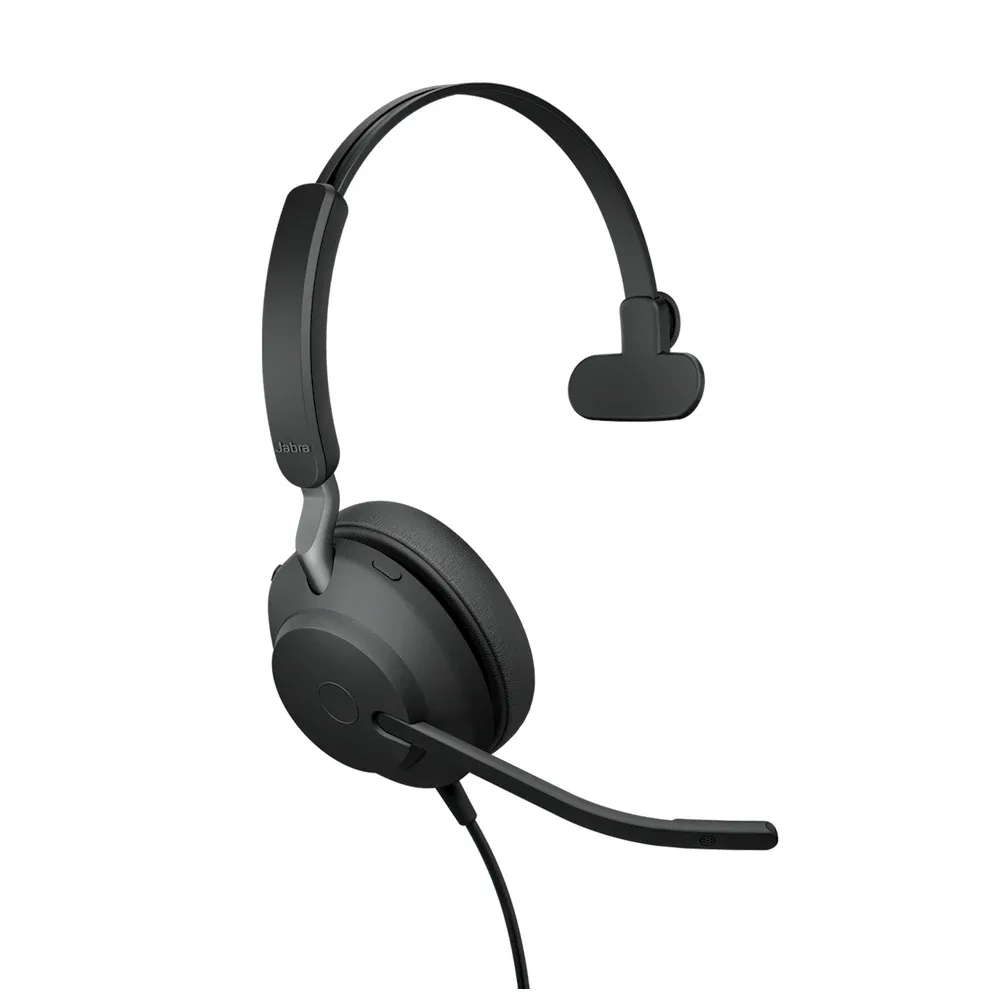 Jabra Evolve2 40 SE UC Mono - Headset - on-ear - wired - USB-C, USB-A - noise isolating - Optimised for UC