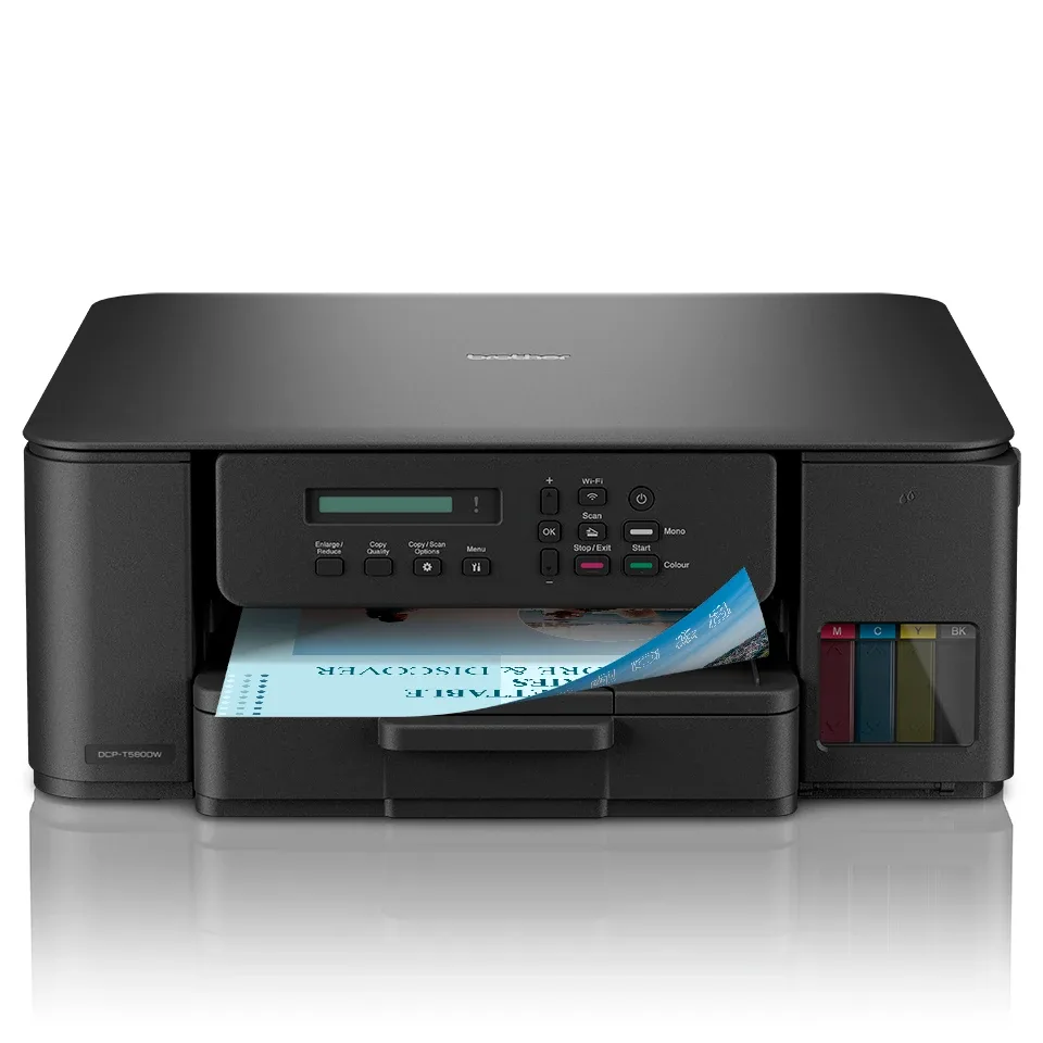 Brother DCPT580DWZU1 DCP-T580DW 3-IN-1 Compact Wireless Ink Tank Printer