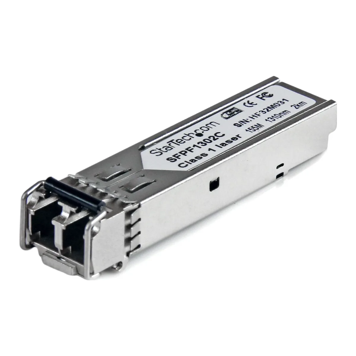 Startech Cisco GLC-FE-100FX Compatible SFP Module, 100BASE-FX, 100Mbps Multimode Fiber MMF Optic Transceiver, 100 Mbps, LC Connector, 2km, 1310nm, DDM, Cisco ASR920, IE2000, IE4000 - Lifetime Warranty (SFPF1302C) - SFP (mini-GBIC) transceiver module - 100Mb LAN - 100Base-FX - LC multi-mode - up to 2 km - 1310 nm