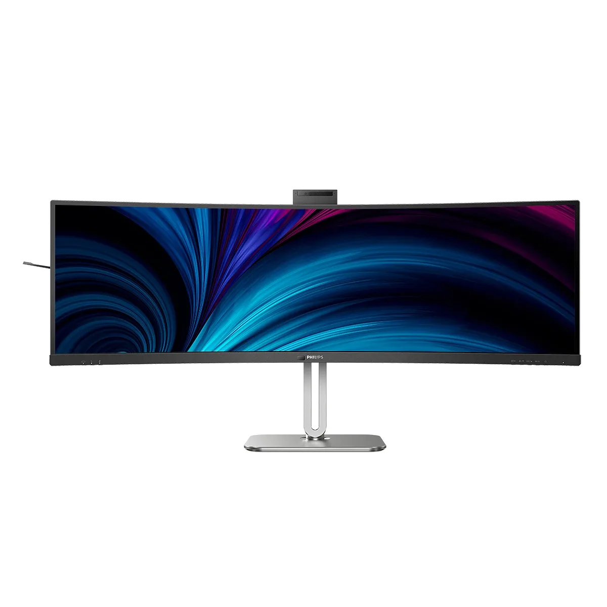 Philips 49B2U6903CH - 6000 Series - LED monitor - curved - 49" (48.8" viewable) - 5120 x 1440 SuperWide @ 100 Hz - VA - 500 cd/m² - 3000:1 - DisplayHDR 400 - 4 ms - Thunderbolt 4, 2xHDMI, DisplayPort - speakers - silver