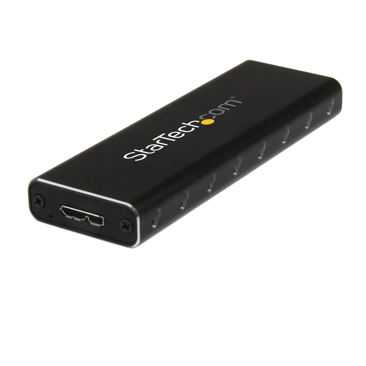 Startech M.2 SSD Aluminum Enclosure to USB 3.0 (5Gbps) with UASP - M.2 NGFF SATA with B Key & B+M Key - External M.2 Portable Enclosure (SM2NGFFMBU33)