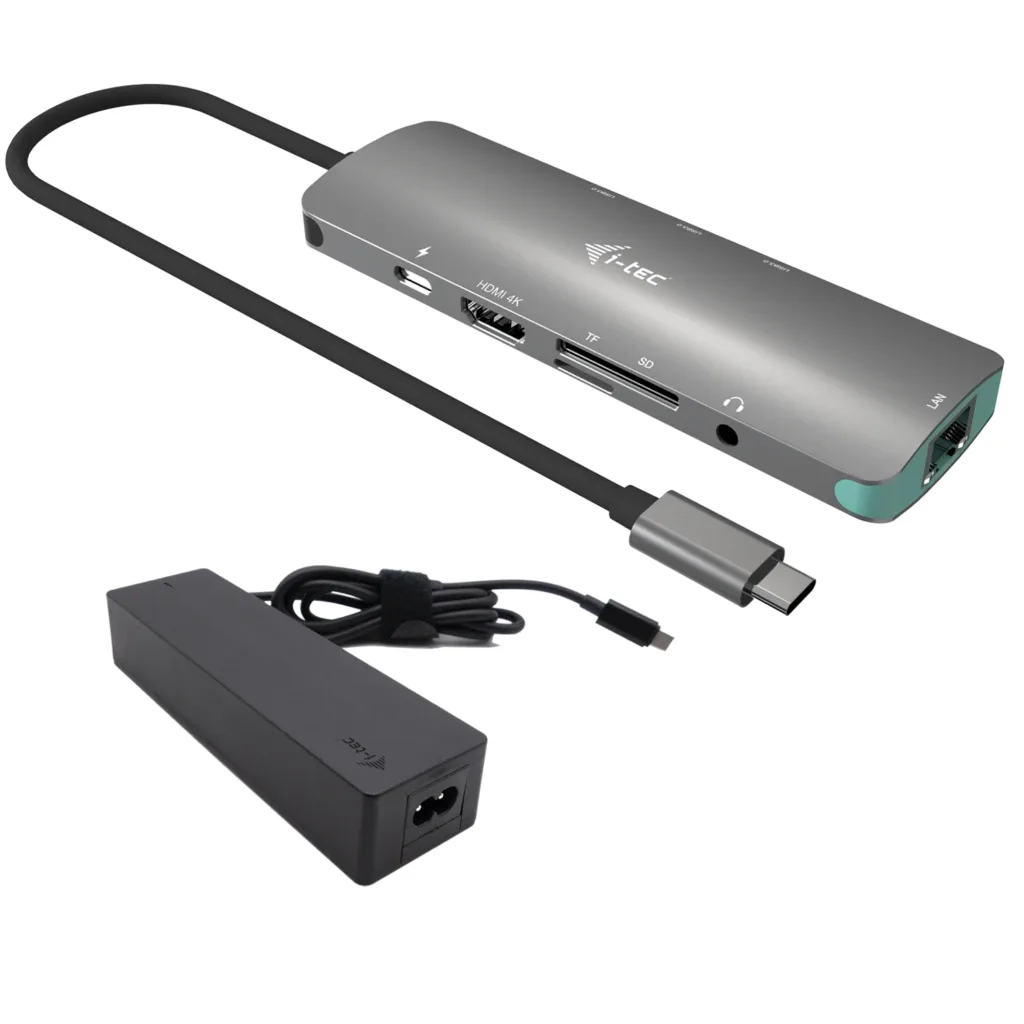 I-TEC NANO LAN DOCK + P/S 100W DOCK 4K HDMI LAN PD 100W UK