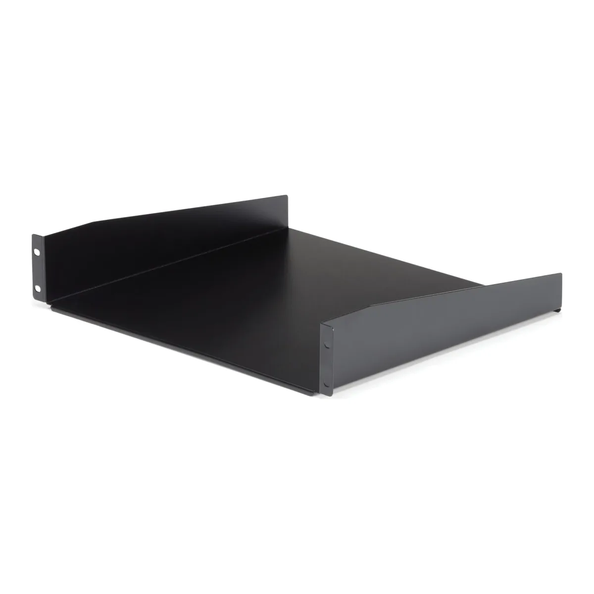 Startech 2U Fixed Server Rack Mount Shelf, 16in Deep Steel Universal Cantilever Tray for 19" AV/Data/Network Equipment Rack with Cage Nuts & Screws, 44lbs Weight Capacity, 60" Deep - 2U Network Rack Shelf (CABSHELF) - Rack shelf - for P/N: RACK-18U-20-WALL-OA, RACK-21U-20-WALL-OA, RACK-24U-20-WALL-OA, RK12OD2, RK3236BKF