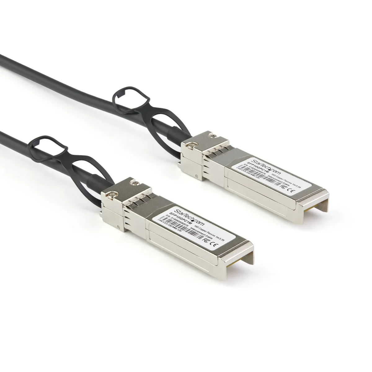 Startech Dell EMC DAC-SFP-10G-1M Compatible 1m 10G SFP+ to SFP+ Direct Attach Cable Twinax, 10GbE SFP+ Copper DAC 10 Gbps Low Power Passive Mini GBIC/Transceiver Module DAC, SFP+ Cable (DACSFP10G1M)