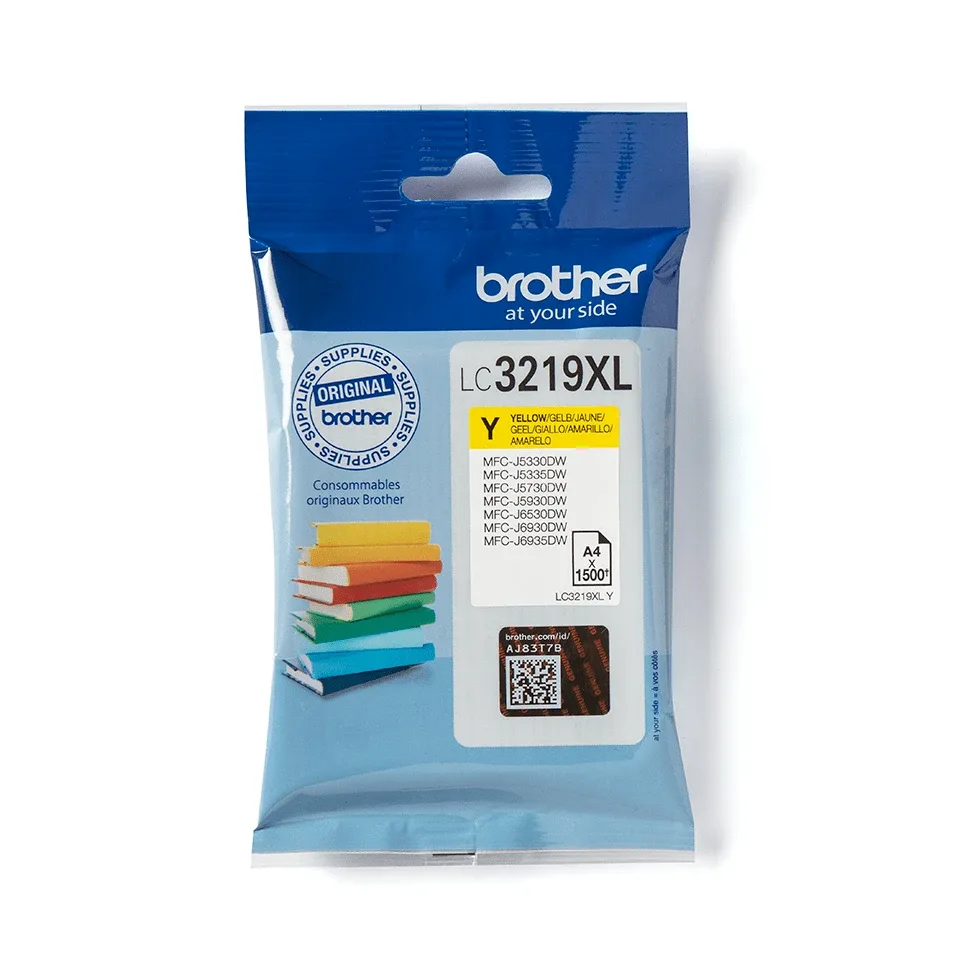 Brother LC3219XLY - XL - yellow - original - blister - ink cartridge - for Brother MFC-J5335DW, MFC-J5730DW, MFC-J5930DW, MFC-J6935DW