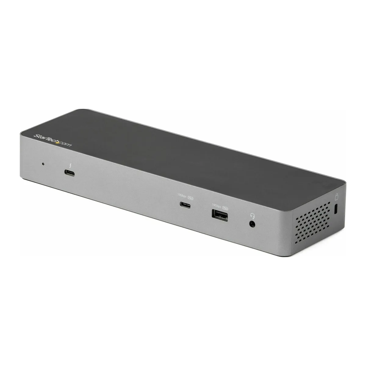 Startech Thunderbolt 3 Dock with USB-C Host Compatibility, Dual 4K 60Hz DisplayPort 1.4 or Dual HDMI 2.0 Monitors, Single 8K, TB3/USB-C Laptop Docking Station, 96W PD, 5x USB, 10Gbps - 96W Power Delivery (TB3CDK2DHUE) - Docking station - USB-C 3.2 Gen 2 / Thunderbolt 3 - 2 x HDMI, 2 x DP - 1GbE