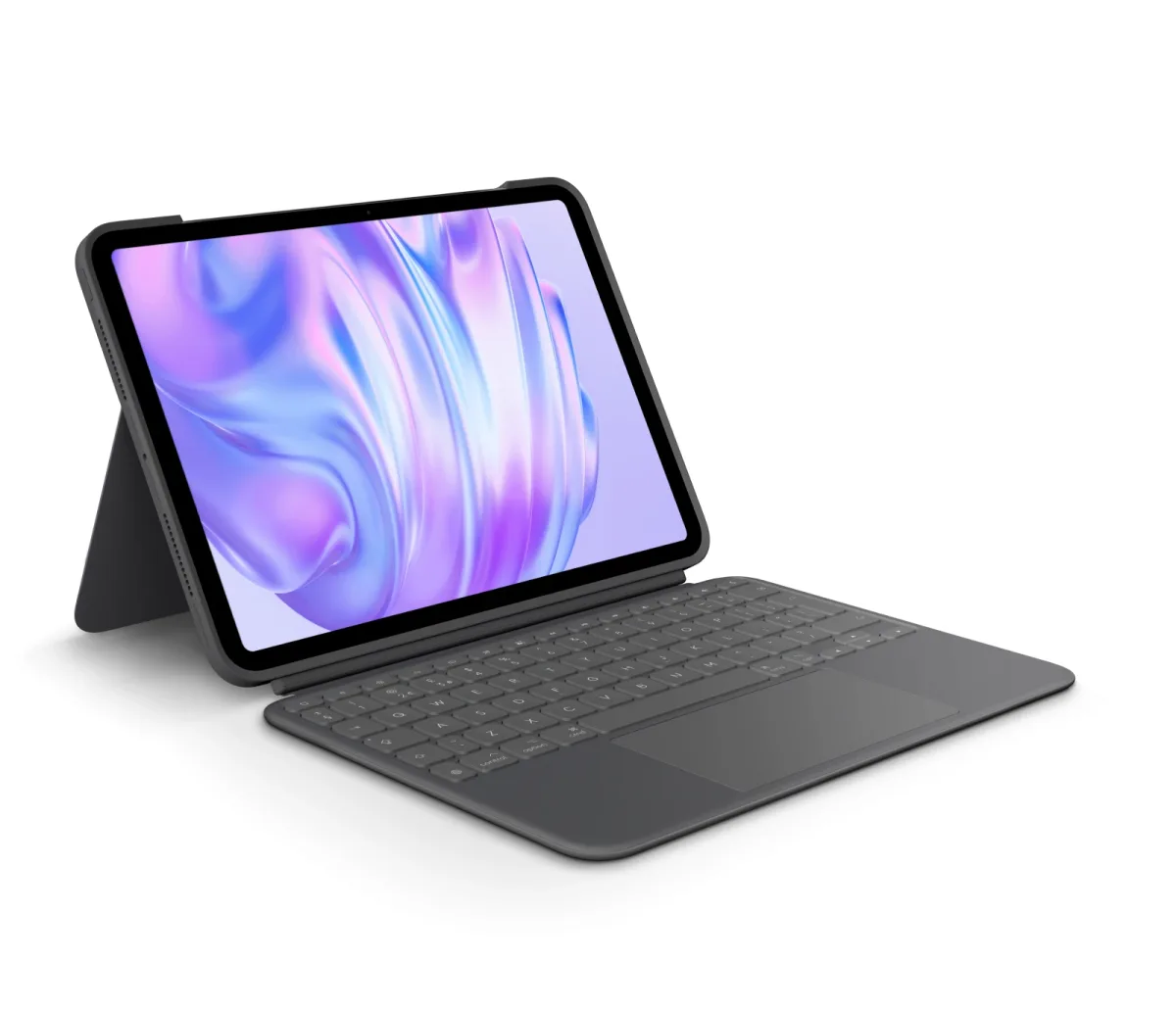 Logitech Combo Touch - Keyboard and folio case - with trackpad - backlit - Apple Smart connector - QWERTY - UK - graphite - for Apple 11-inch iPad Pro (M4)