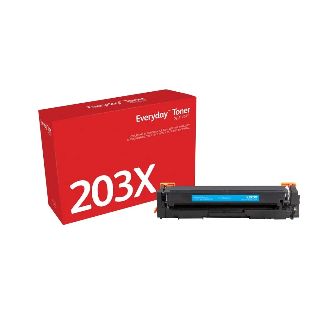 Xerox 006R04181 Toner High Yield Cyan Cartridge Equivalent to Hp 203X and Canon