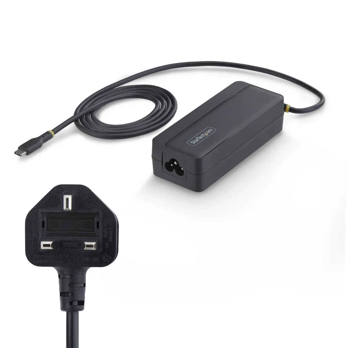 Startech - Power adapter - GaN - 140 watt - 5 A - Power Delivery 3.1 (USB-C) - black - United Kingdom