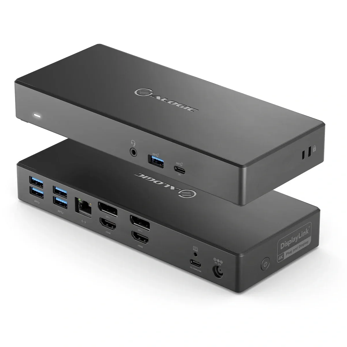 ALOGIC DA2 DUAL 4K DISPLAY 100W USB-C UNIVERSAL DOCKING STATION