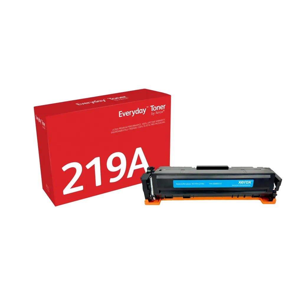 Xerox 006R05151 Everyday Cyan Toner Replaces Hp 219A (W2191A) Standard Capacity