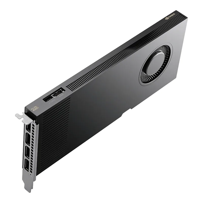 NVIDIA RTX PRO 4000 Blackwell - Graphics card - RTX PRO 4000 Blackwell - 24 GB GDDR7 - PCIe 5.0 x16 - 4 x DisplayPort - retail