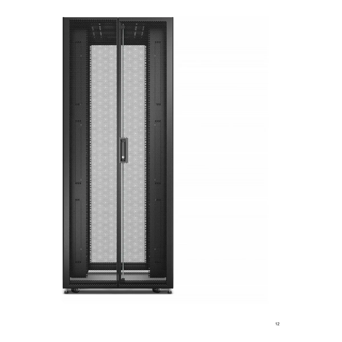 APC Easy Rack - Rack cabinet - black - 42U - 19