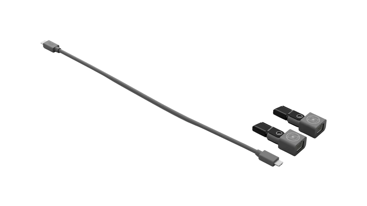 Logitech - Network coupler - 21.5 cm (pack of 2) - for Logitech Rally, Rally Bar, Bar Mini, Mic Pod, Mic Pod Hub, Plus