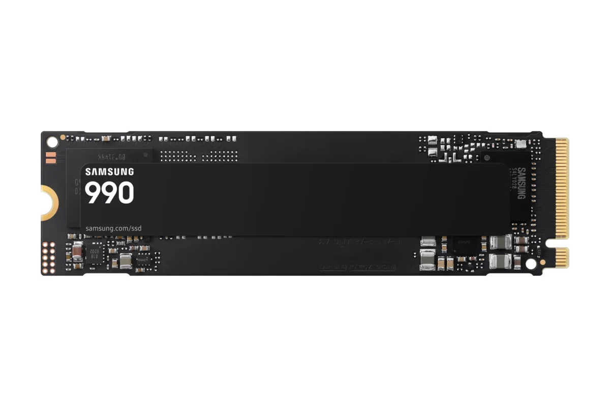 Samsung 990 MZ-V9V2T0BW - SSD - encrypted - 2 TB - internal - M.2 2280 - PCIe 4.0 x4 (NVMe) - 256-bit AES - TCG Opal Encryption 2.0