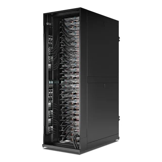 APC NetShelter Rack PDU Advanced - Gen 2 - power distribution unit (rack-mountable) - metered, 43.5kW, 400V, 63A, or, 415V, 60A, 560P6 - AC 400/415 V - 34.6 kW - 34600 VA - 3-phase - Ethernet 10/100/1000, USB - input: IEC 60309 3P+N+PE - output connectors: 42 (21 x IEC 60320 C13/C15/C19/C21, 21 x IEC 60320 C13/C15) - 0U - 3 m cord - black - TAA Compliant