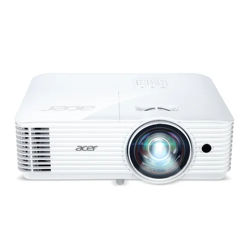 Acer S1386WH - DLP projector - 3D - 3600 ANSI lumens - WXGA (1280 x 800) - 16:10 - 720p - short-throw fixed lens