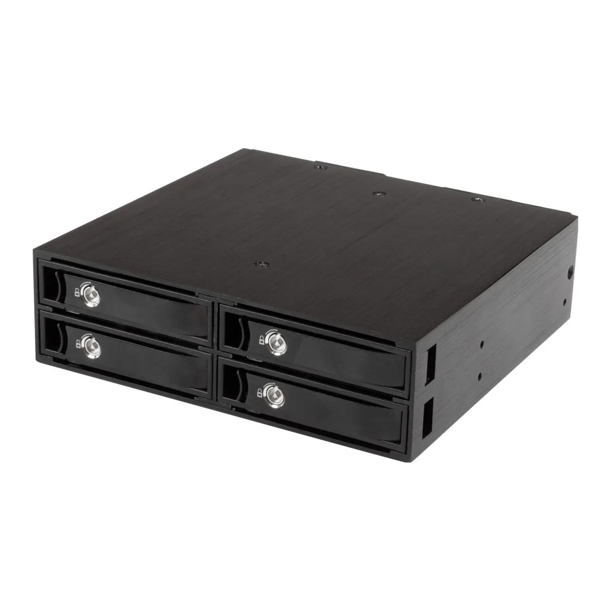 StarTech 4-Bay Mobile Rack Backplane for 2.5in SATA/SAS Drives - Hot Swap SSDs/HDDs from 5-15mm - Supports SAS II & SATA III (6 Gbps) - Storage enclosure - 4 bays (SATA-600 / SAS-2) 0