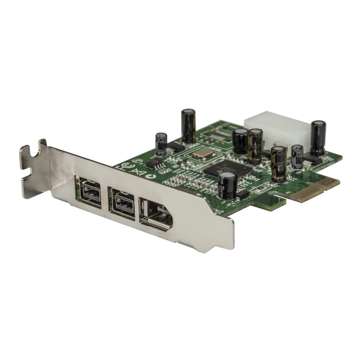 Startech 3 Port 2b 1a Low Profile 1394 PCI Express FireWire Card Adapter - FireWire adapter - PCI Express x1 low profile - FireWire 800 - 2 ports + 1 x FireWire