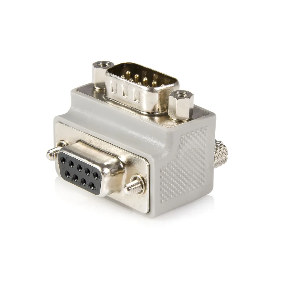 StarTech Right Angle DB9 to DB9 Serial Cable Adapter Type 1 - M/F - Serial adapter - DB-9 (M) to DB-9 (F) - GC99MFRA1 - Serial adapter - DB-9 (M) to DB-9 (F)