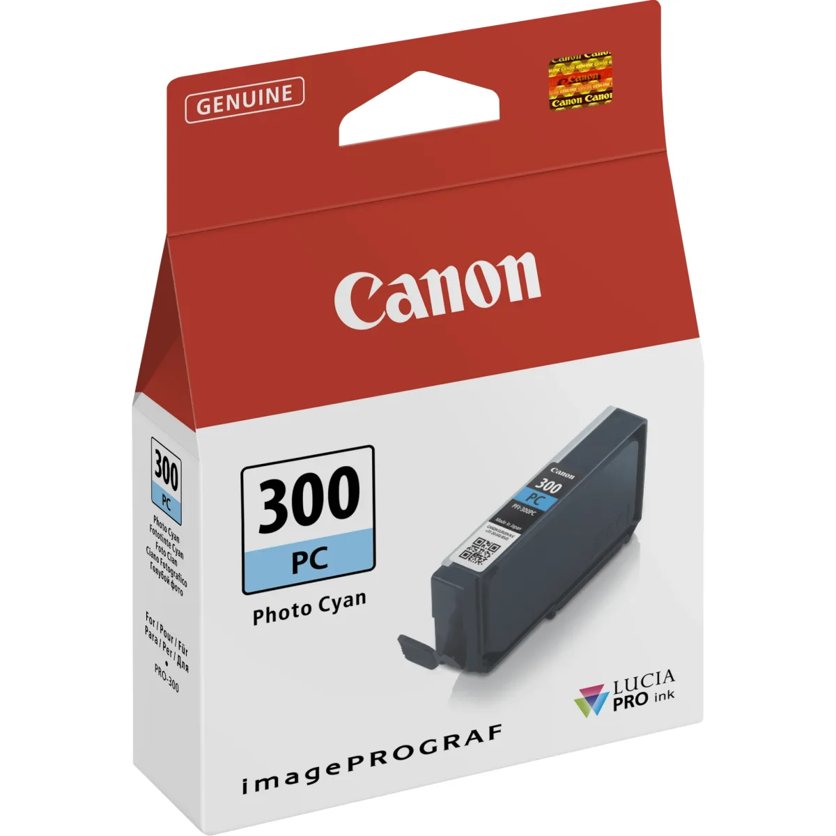 Canon PFI-300 PC - Photo cyan - original - ink tank - for imagePROGRAF PRO-300
