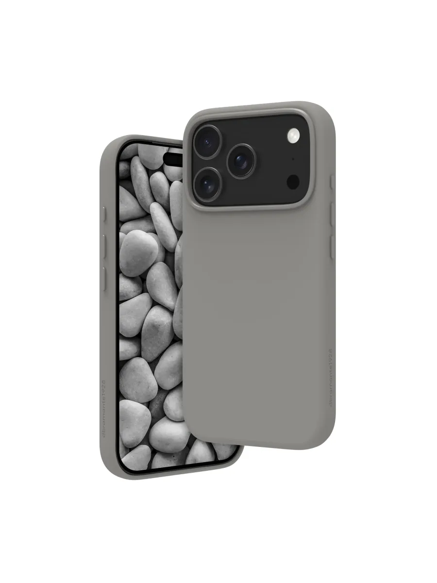 dbramante1928 Roskilde - Protective cover for mobile phone - MagSafe compatibility - ICON - river stone - for Apple iPhone 17 Pro, 18 Pro