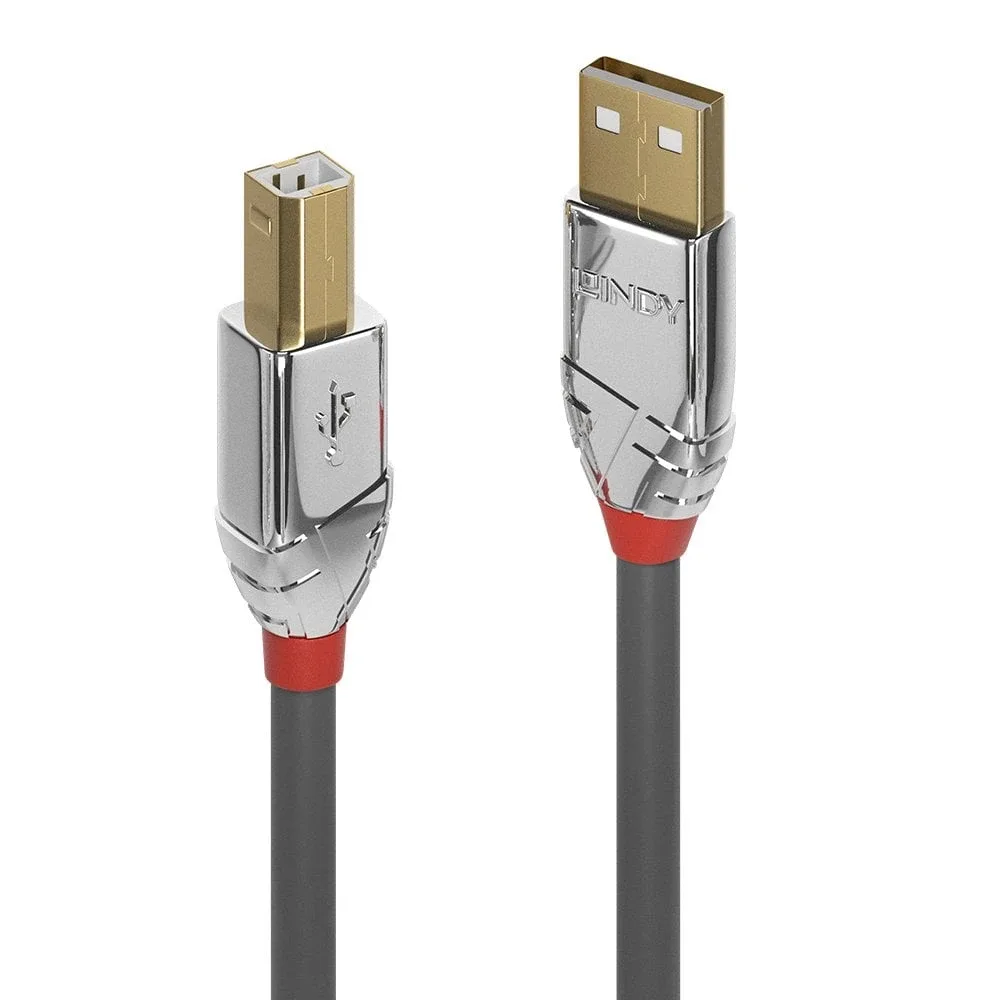 Lindy 36641 1M USB 2.0 Type a to B Cbl Cromo Line