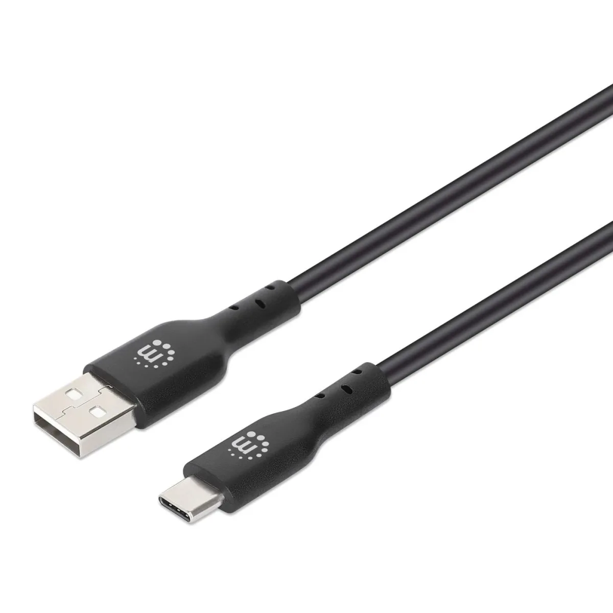 Manhattan 354981 USB-C to USB-A Cable 3M- Male/Male 5GBPS (USB 3.0) Black