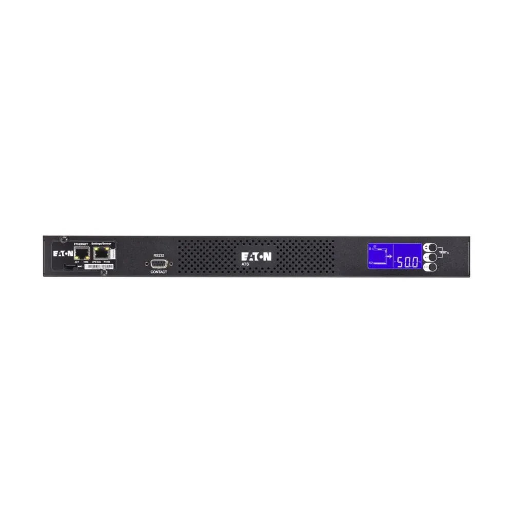 Eaton ATS 16 Netpack - Redundant switch (rack-mountable) - AC 208/220/230/240 V - Ethernet - output connectors: 9 - 1U